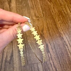 Mignonne Gavigan Gold Star Hoop Earrings